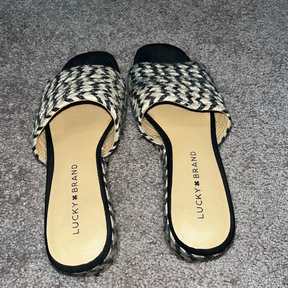 Lucky Brand Woven Platform Sandal